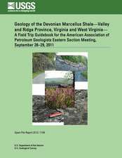 Geology of the Devonian Marcellus Shale?valley and Ridge Province, Virginia and West Virginia? a Field Trip Guidebook for the American Association of