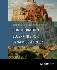 Configuration Blueprints for Dynamics Ax 2012