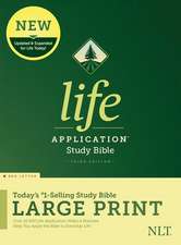 NLT Life Application Study Bible, Third Edition, Large Print (Red Letter, Hardcover)