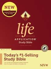 NIV Life Application Study Bible, Third Edition (Red Letter, Hardcover, Indexed)