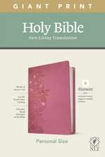 NLT Personal Size Giant Print Bible, Filament Enabled Edition (Red Letter, Leatherlike, Peony Pink)