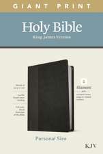 KJV Personal Size Giant Print Bible, Filament Enabled Edition (Leatherlike, Black/Onyx)