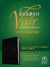 Biblia de Estudio del Diario Vivir Ntv, Letra Grande (Sentipiel, Negro/Ónice, Letra Roja)