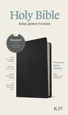 KJV Premium Value Thinline Bible, Filament Enabled (Leatherlike, Black Radiant Cross, Red Letter)