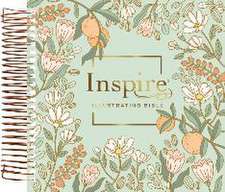 NLT Dayspring Inspire Illustrating Bible, Filament Enabled (Spiral Bound, Mint Floral Garden)