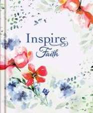 Inspire Faith Bible Large Print Nlt, Filament Enabled (Hardcover, Wildflower Meadow)