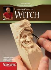 Witch Study Stick Kit (Learn to Carve Faces with Harold Enlow): Learn to Carve a Witch Booklet & Witch Study Stick