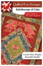 Kaleidoscope of Color Quilt Pattern: Easy Quilt with 'layer Cake