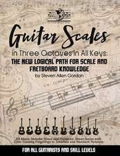 Guitar Scales in Three Octaves in All Keys