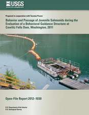 Behavior and Passage of Juvenile Salmonids During the Evaluation of a Behavioral Guidance Structure at Cowlitz Falls Dam, Washington, 2011