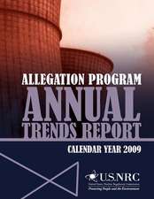 Allegation Program Annual Trends Report- Calendar Year 2009