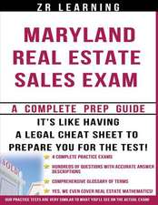 Maryland Real Estate Sales Exam - 2014 Version