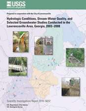 Hydrologic Conditions, Stream-Water Quality, and Selected Groundwater Studies Conducted in the Lawrenceville Area, Georgia, 2003?2008