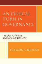 An Ethical Turn in Governance