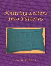 Knitting Letters Into Patterns