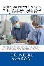 Nursing Puzzle Pack & Medical Sign Language (Question Booklet)