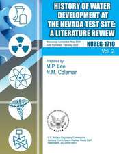 History of Water Development at the Nevada Test Site