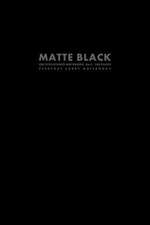 Matte Black Un/Structured Notebook, 6x9, 100 Pages