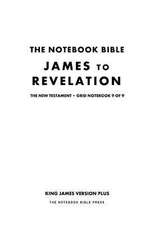 The Notebook Bible, New Testament, James to Revelation, Grid Notebook 9 of 9