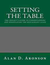 Setting the Table