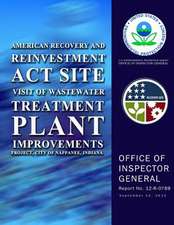 American Recovery and Reinvestment ACT Site Visit of Wastewater Treatment Plant