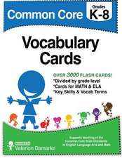 Common Core Vocabulary Cards