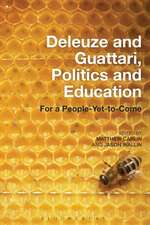 Deleuze and Guattari, Politics and Education: For a People-Yet-to-Come