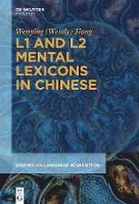 L1 and L2 Mental Lexicons in Chinese