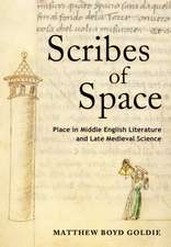 Scribes of Space – Place in Middle English Literature and Late Medieval Science