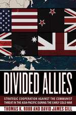 Divided Allies – Strategic Cooperation against the Communist Threat in the Asia–Pacific during the Early Cold War