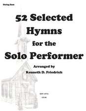 52 Selected Hymns for the Solo Performer-String Bass Version