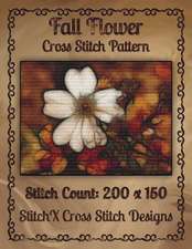 Fall Flower Cross Stitch Pattern