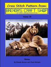 Wolves Cross Stitch Pattern from Brenda's Craft Shop - Volume 23