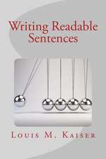 Writing Readable Sentences