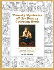 Twenty Mysteries of the Rosary Coloring Book