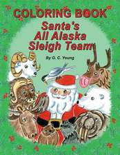 Coloring Book, Santa's All Alaska Sleigh Team