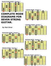 Complete Mode Diagrams for Seven String Guitar