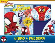 EN ACCIÓN. LIBRO INTERACTIVO Y PULSERA CON SONIDOS SPIDEY WSBS