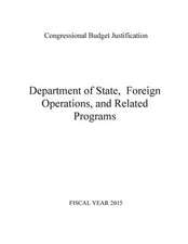 Department of State, Foreign Operations, and Related Programs 2015