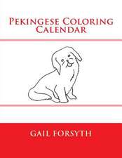 Pekingese Coloring Calendar