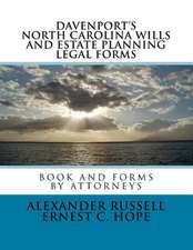 Davenport's North Carolina Wills and Estate Planning Legal Forms