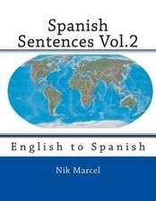 Spanish Sentences Vol.2