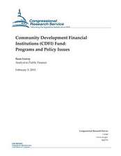 Community Development Financial Institutions (Cdfi) Fund