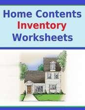 Home Contents Inventory Worksheets