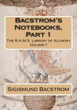 Bacstrom's Notebooks, Part 1