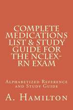 Complete Medications List & Study Guide for the NCLEX-RN Exam