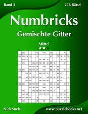 Numbricks Gemischte Gitter - Mittel - Band 3 - 276 Ratsel