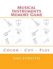 Musical Instruments Memory Game