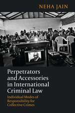 Perpetrators and Accessories in International Criminal Law