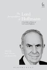 The Jurisprudence of Lord Hoffmann